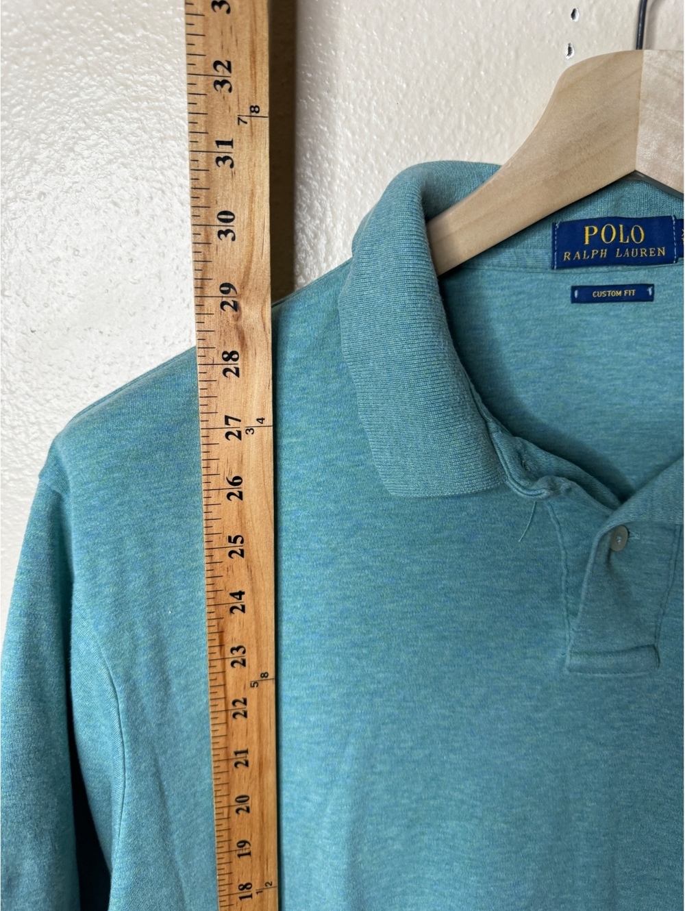 Polo Ralph Lauren Men's Polo Shirt XL Blue Custom Fit Cotton - Picture 5 of 7